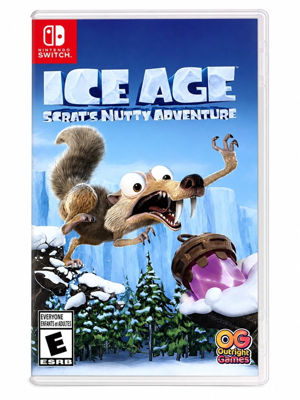 Nintendo Ice Age: Scrat's Nutty Adventure — Blue Cover Art